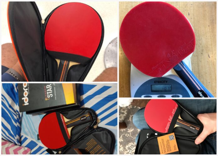 Raqueta Profesional de Pádel de Tenis de Mesa Idoraz