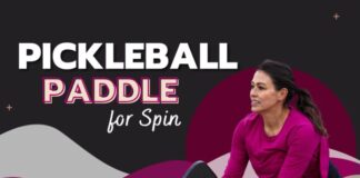 Pickleball Paddle for Spin