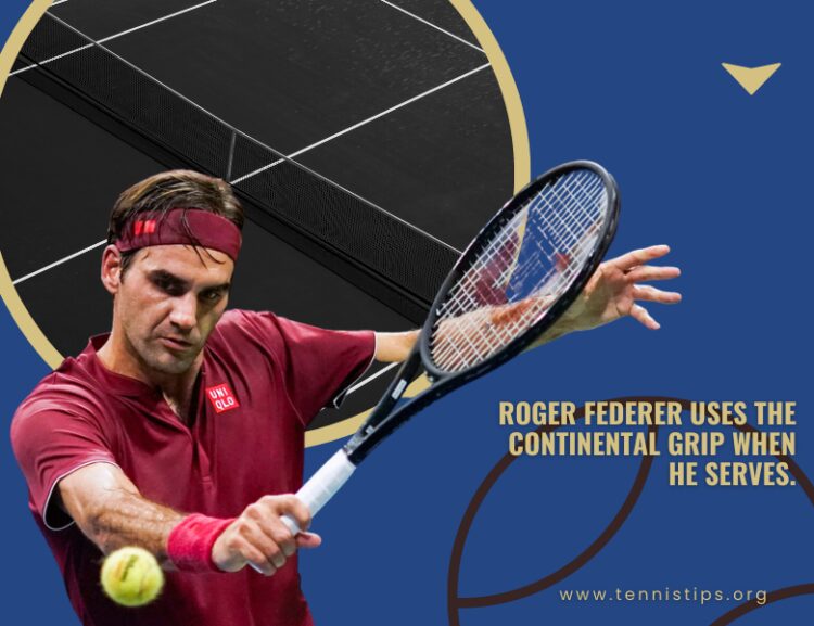 Poignée continentale Roger Federer