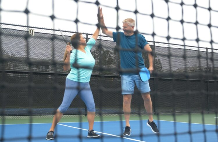 pickleball couple