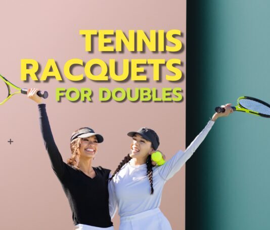 tennisrackets voor dubbelspel