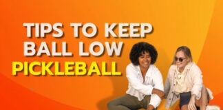 consejos para mantener la pelota baja en pickleball