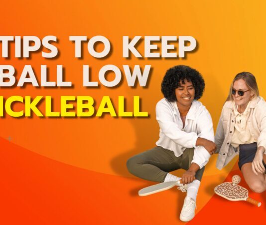 tips om de bal laag te houden in pickleball