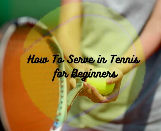 Nybörjartennisserve