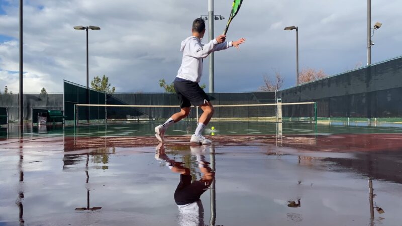 Como a chuva afeta a bola de tênis