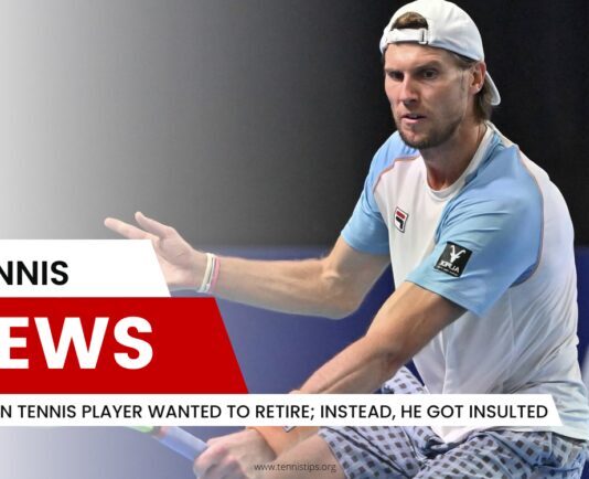 Italian Tennis Player Wanted to Retire; Instead, He Got Insulted