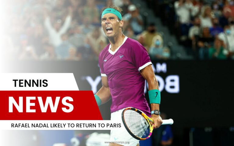 Rafael Nadal provavelmente retornará a Paris