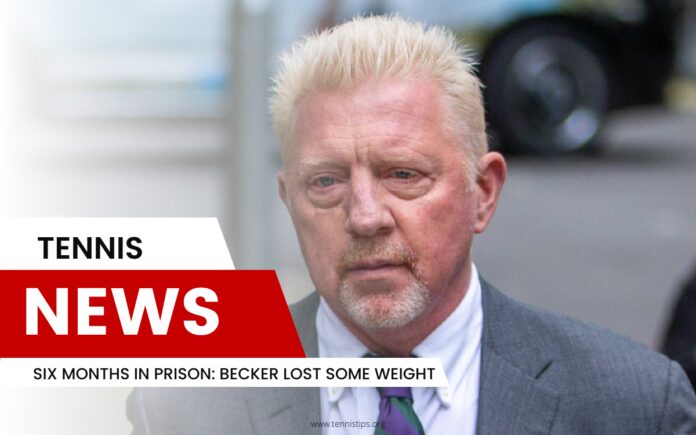 Six Months in Prison Becker Lost Some Weight