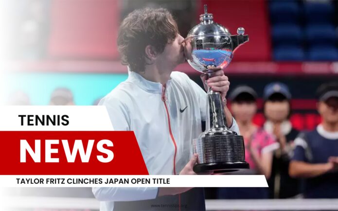 Taylor Fritz remporte le titre de l'Open du Japon