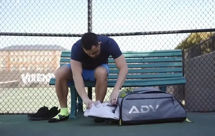 Tennistassen met schoenenvak