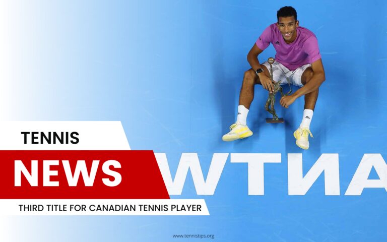 Troisième titre pour le joueur de tennis canadien