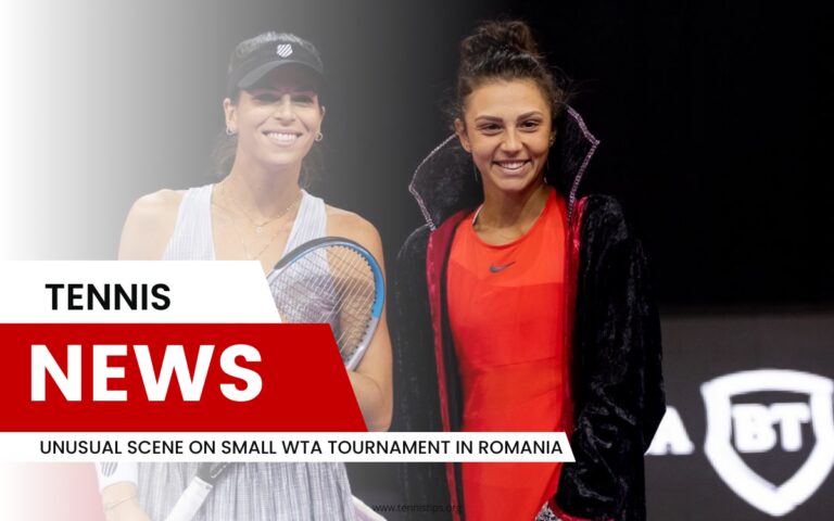 Scène inhabituelle sur un petit tournoi WTA en Roumanie