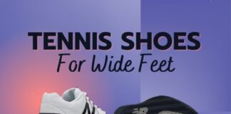 Scarpe da tennis dalla calzata ampia