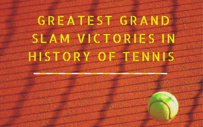 grand slam victories grand slam victories