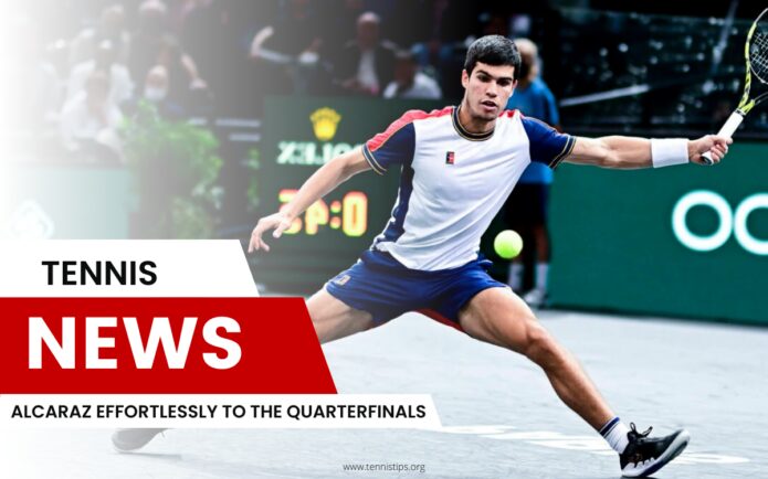 Alcaraz Effortlessly to the Quarterfinals