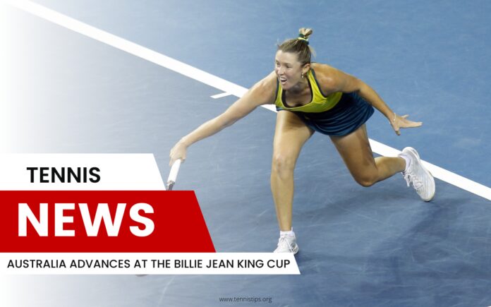 Australië Advances op de Billie Jean King Cup