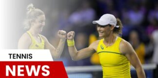 A Austrália enfrentará a Suíça na final da Billie Jean King Cup