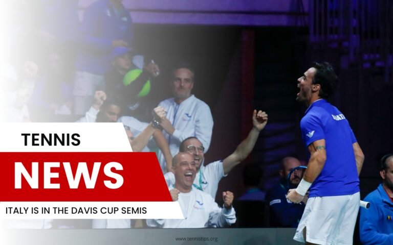 Italië doet mee aan de halve finales van de Davis Cup