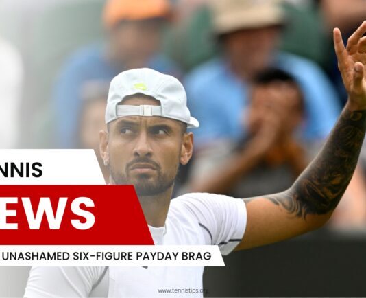 Kyrgios Unashamed Six-Figure Payday Brag