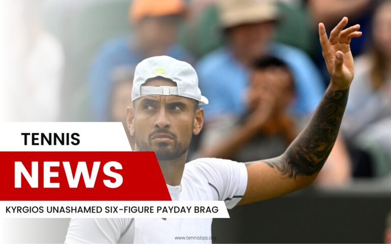 Kyrgios Utanmaz Altı Rakamlı Maaş Günü Övünmesi