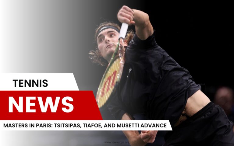 Masters i Paris Tsitsipas, Tiafoe och Musetti Advance