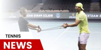 Nadal had al een training in Turijn