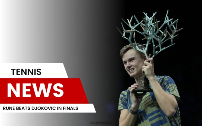 Rune slår Djokovic i finalen