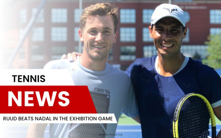 Ruud schlägt Nadal im Exhibition Game