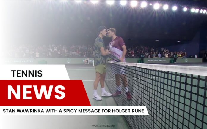 Stan Wawrinka With a Spicy Message for Holger Rune