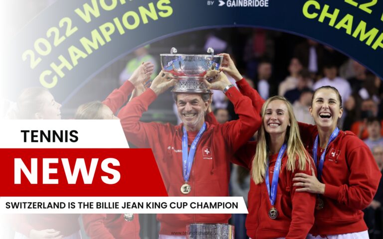 Die Schweiz ist der Billie Jean King Cup Champion