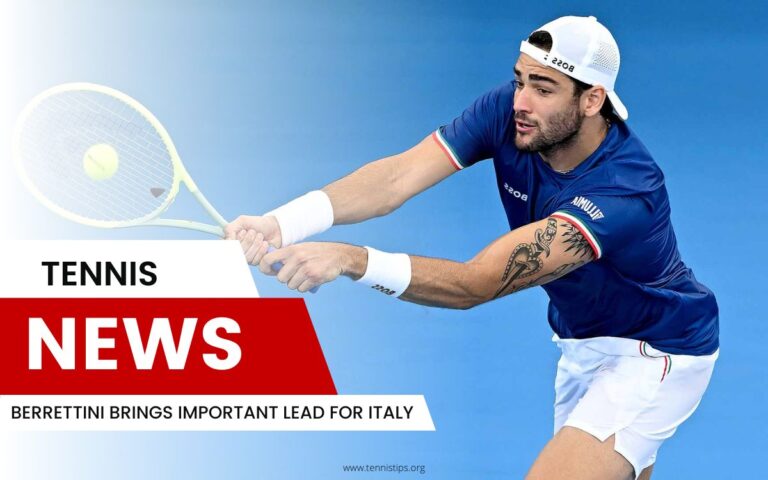 Berrettini Brings Important Lead for Italy