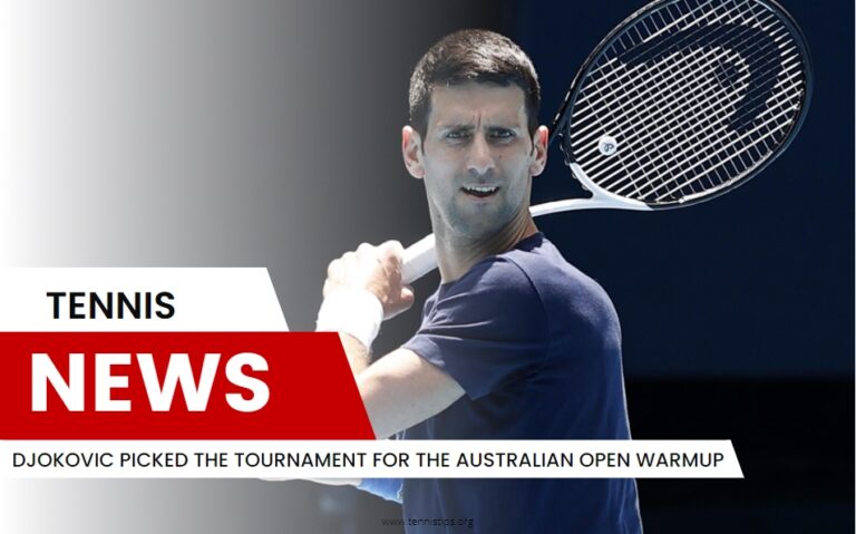 Djokovic a choisi le tournoi pour l'échauffement de l'Open d'Australie