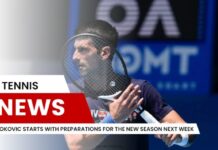 Djokovic Starts With Preparations for the New Season Next Week