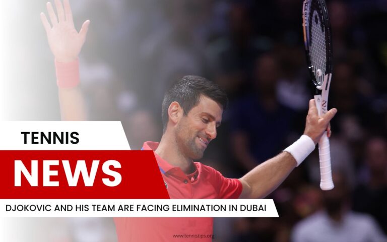 Djokovic et son équipe risquent d'être éliminés à Dubaï