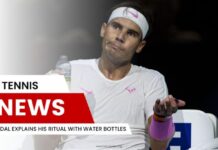 Nadal erklärt sein Ritual mit Flaschen