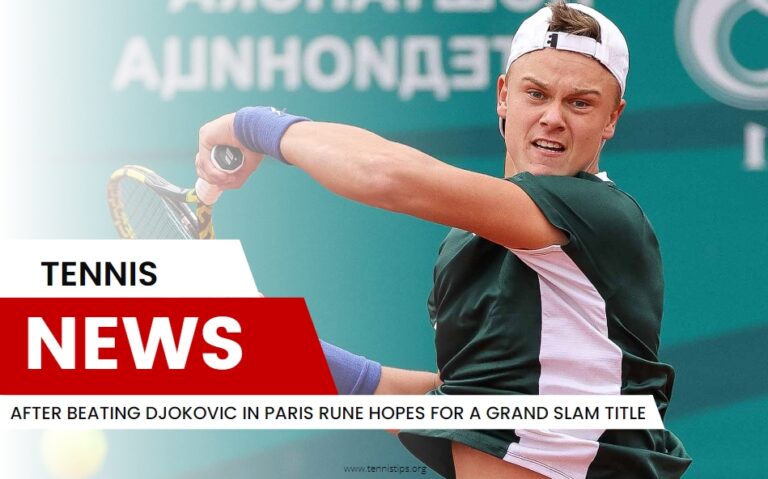 dopo aver battuto Djokovic a Parigi, Rune spera in un titolo del Grande Slam