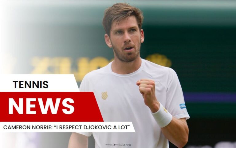 Cameron Norrie Ik heb veel respect voor Djokovic