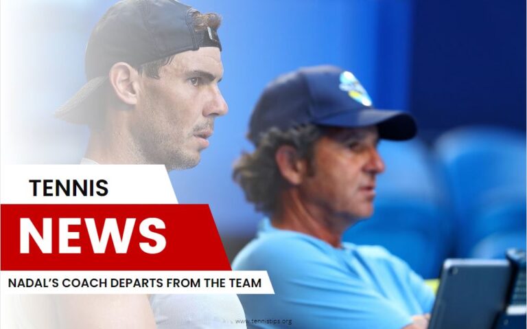 nadal's coach departs from the team