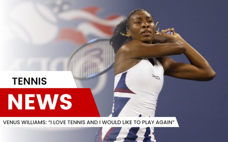 venus williams I love tennis and i would like to play again