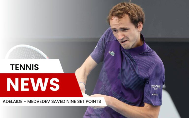 Adelaide - Medvedev Saved Nine Set Points