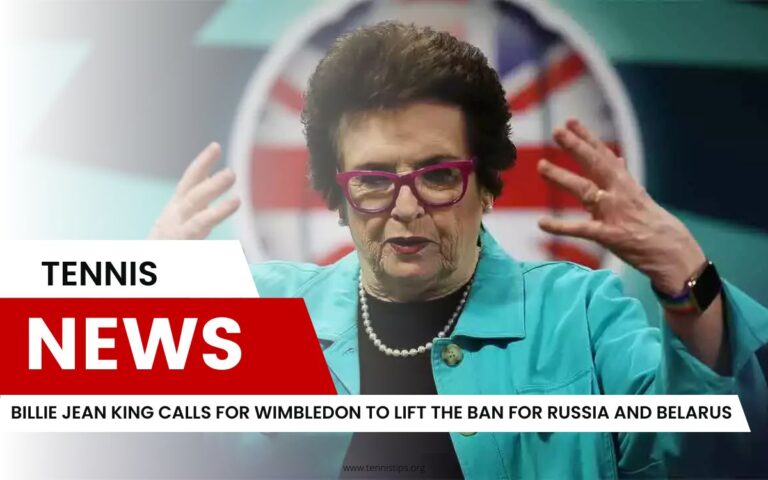 Billie Jean King demande à Wimbledon de lever l'interdiction pour la Russie et la Biélorussie