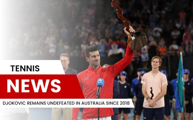 Djokovic permanece invicto en Australia desde 2018