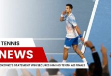 La victoria de la declaración de Djokovic le asegura su décima final AO
