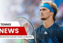 Investigation Against Zverev is Dropped