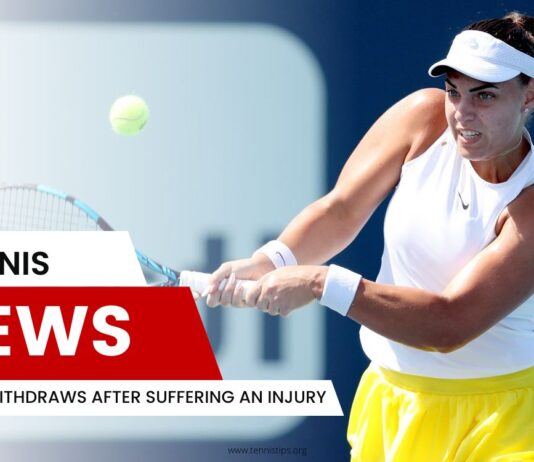 Konjuh Withdraws After Suffering an Injury