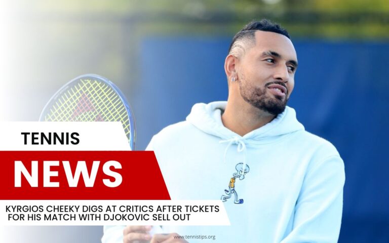Kyrgios Cheeky Digs at Critics After Tickets for His Match With Djokovic Sell Out