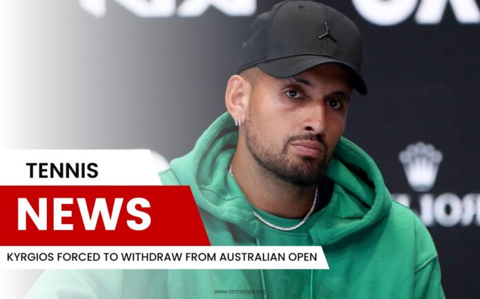 Kyrgios Forced to Withdraw From Australian Open