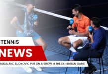 Kyrgios and Djokovic Put on a Show in the Exhibition Game