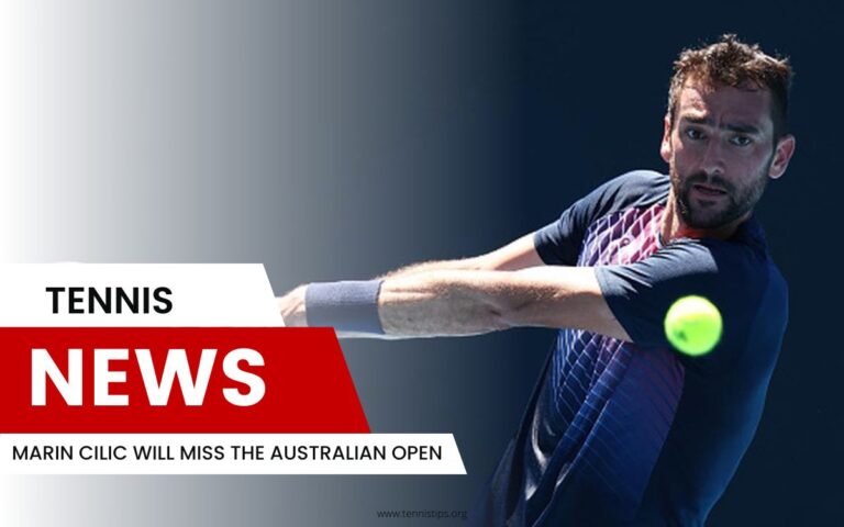 Marin Cilic Will Miss the Australian Open