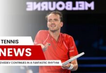 Medvedev Continues in a Fantastic Rhythm
